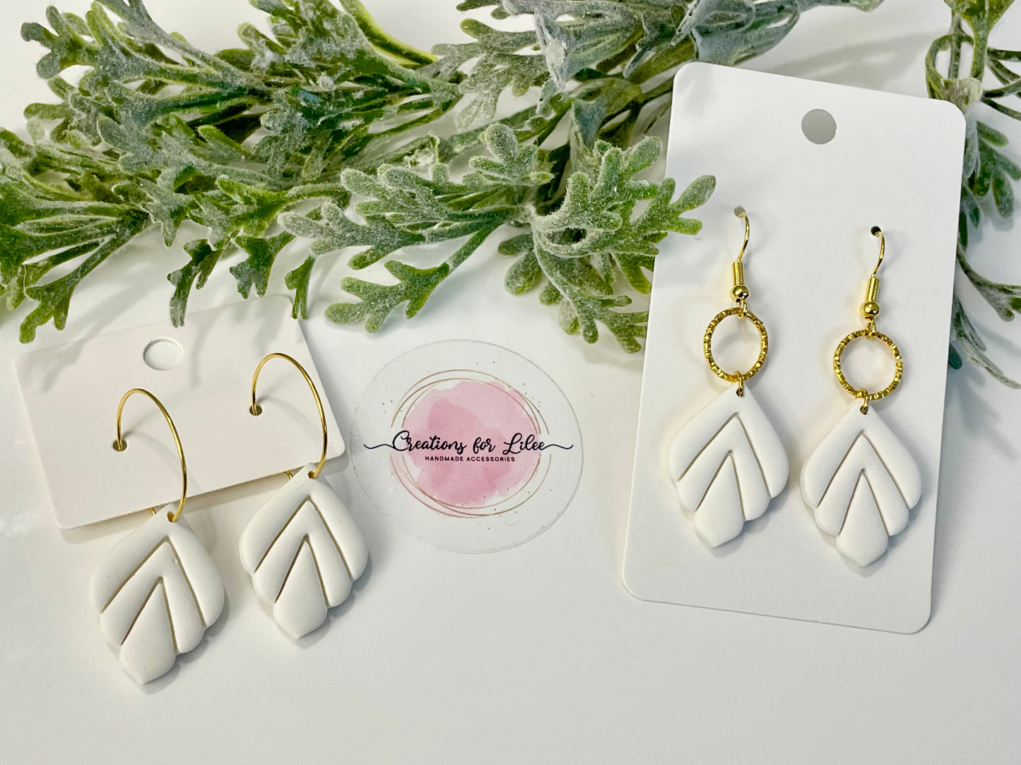 Clay Earrings - Neutral Collection