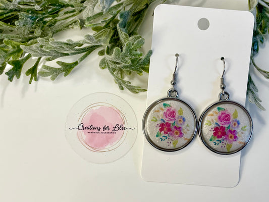 Clay Earrings - Floral Collection
