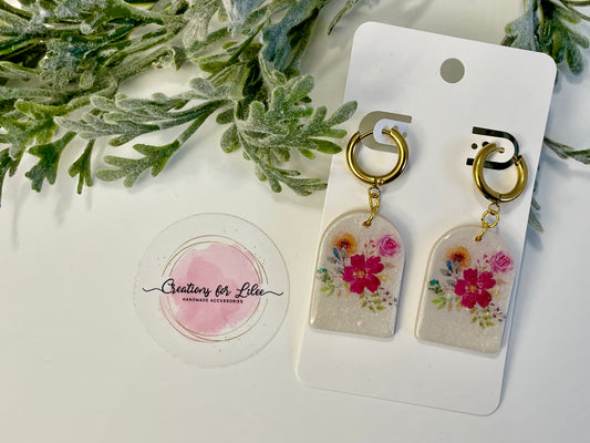 Clay Earrings - Floral Collection