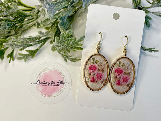Clay Earrings - Floral Collection