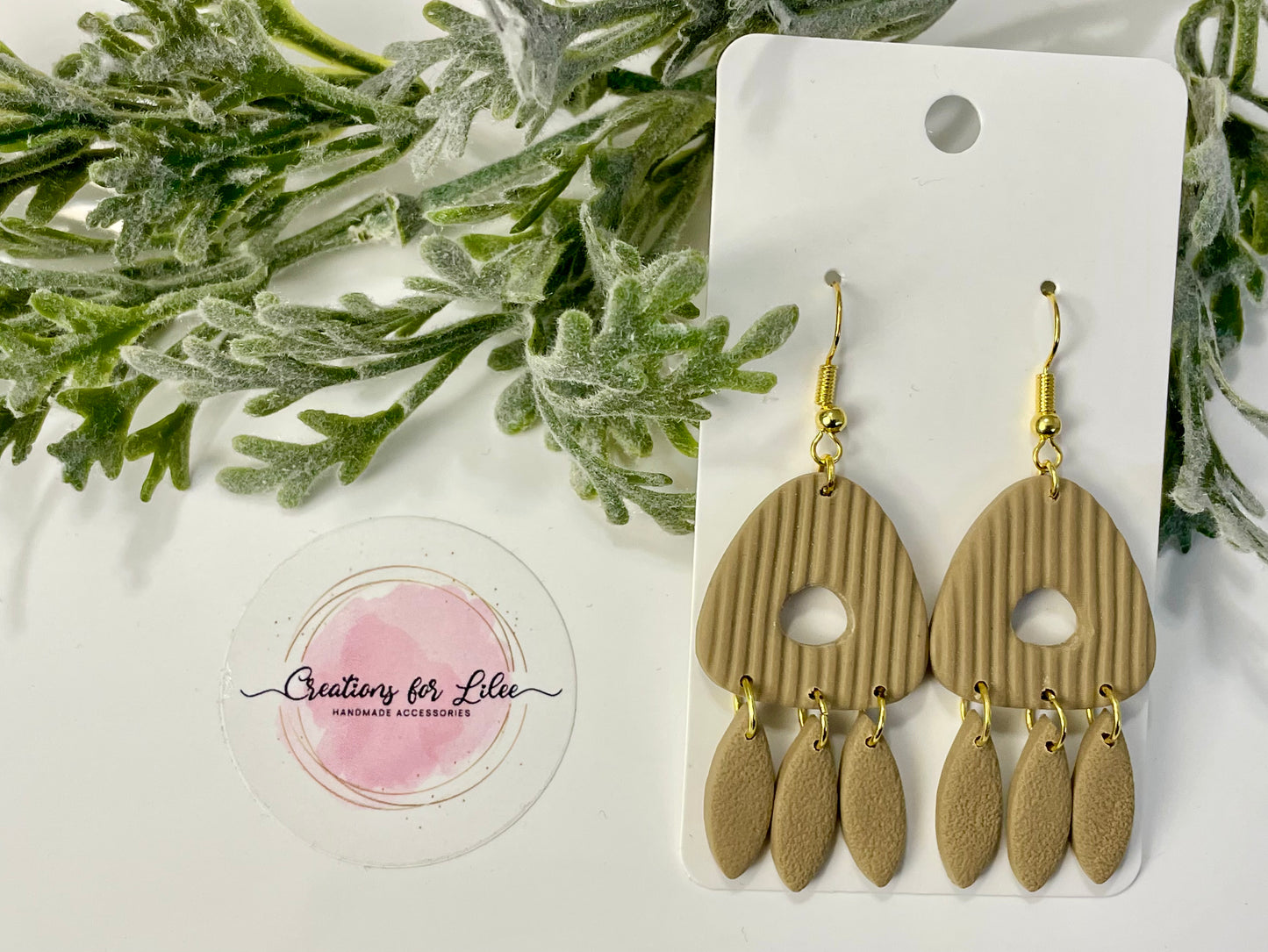 Clay Earrings - Neutral Collection