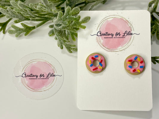 Donut Stud Earrings