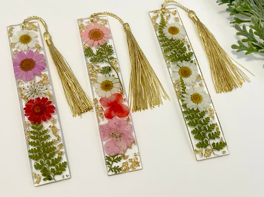 Resin Bookmarks - Floral