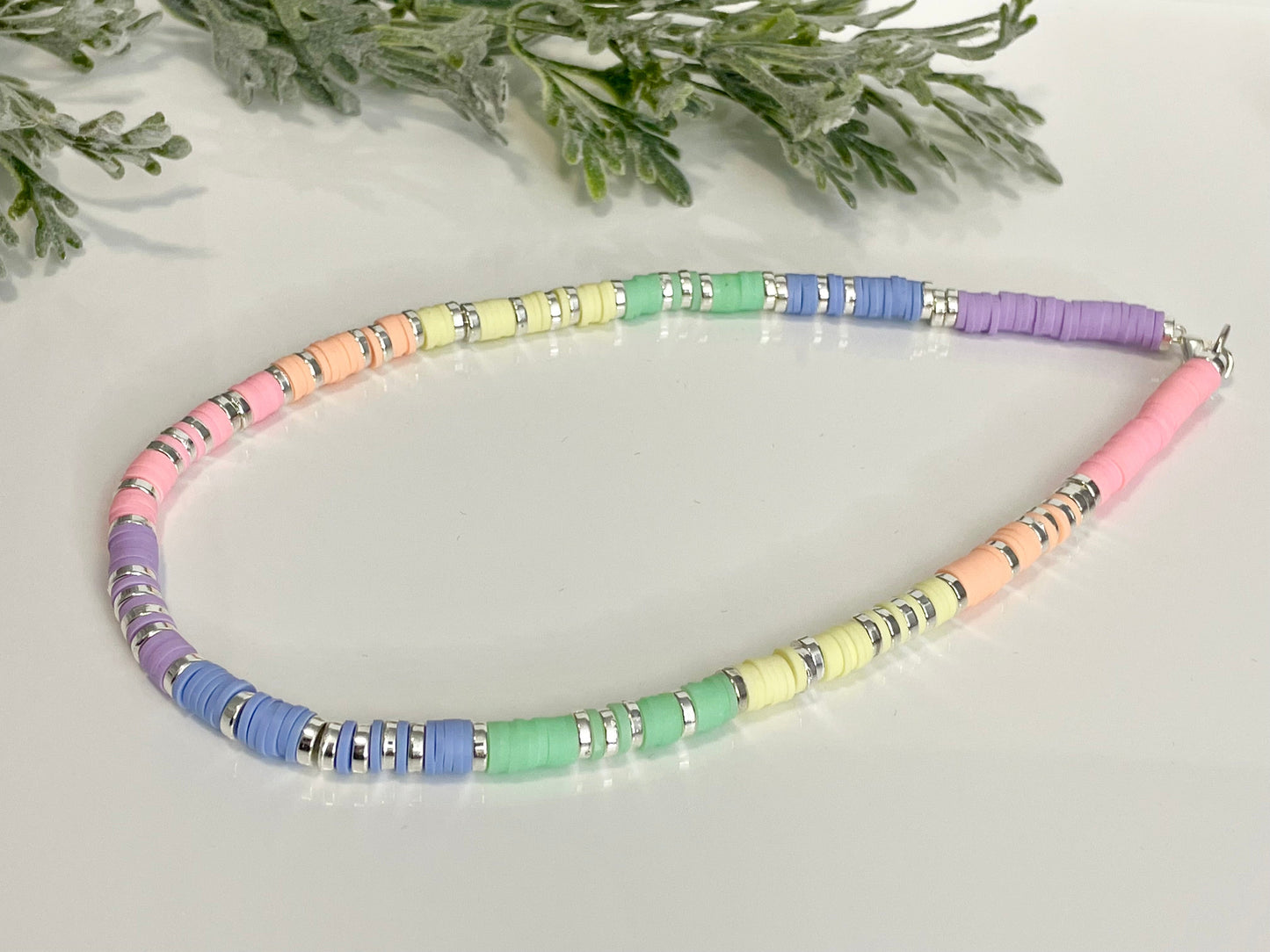 Heishi Necklace - Pastels