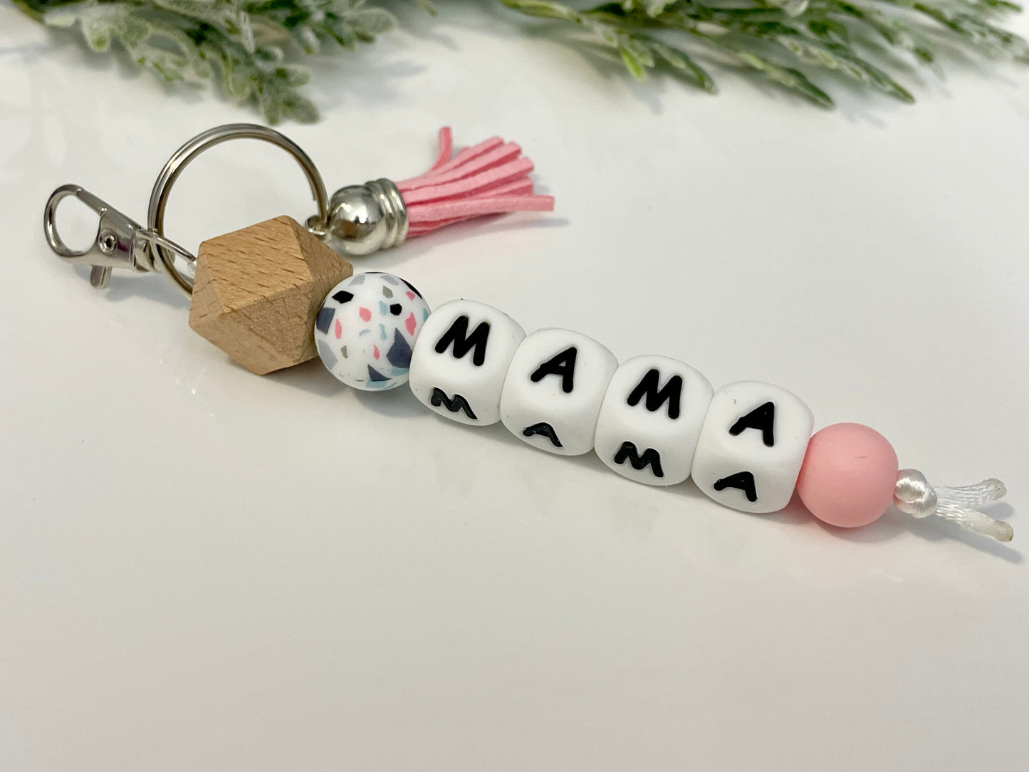 Silicone Mama Keychains