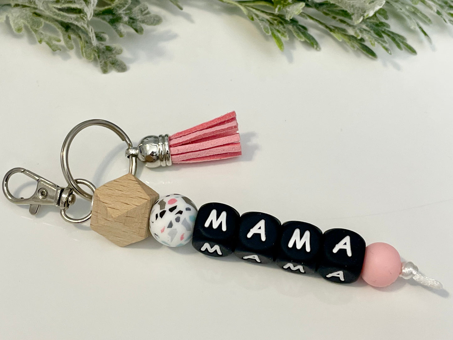 Silicone Mama Keychains