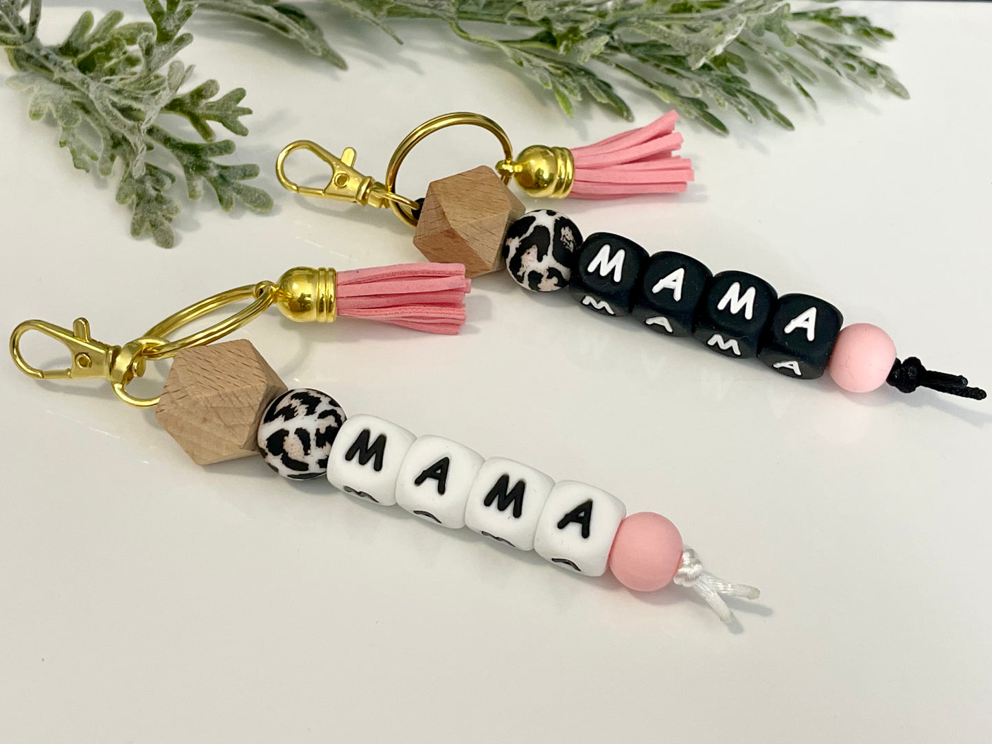 Silicone Mama Keychains