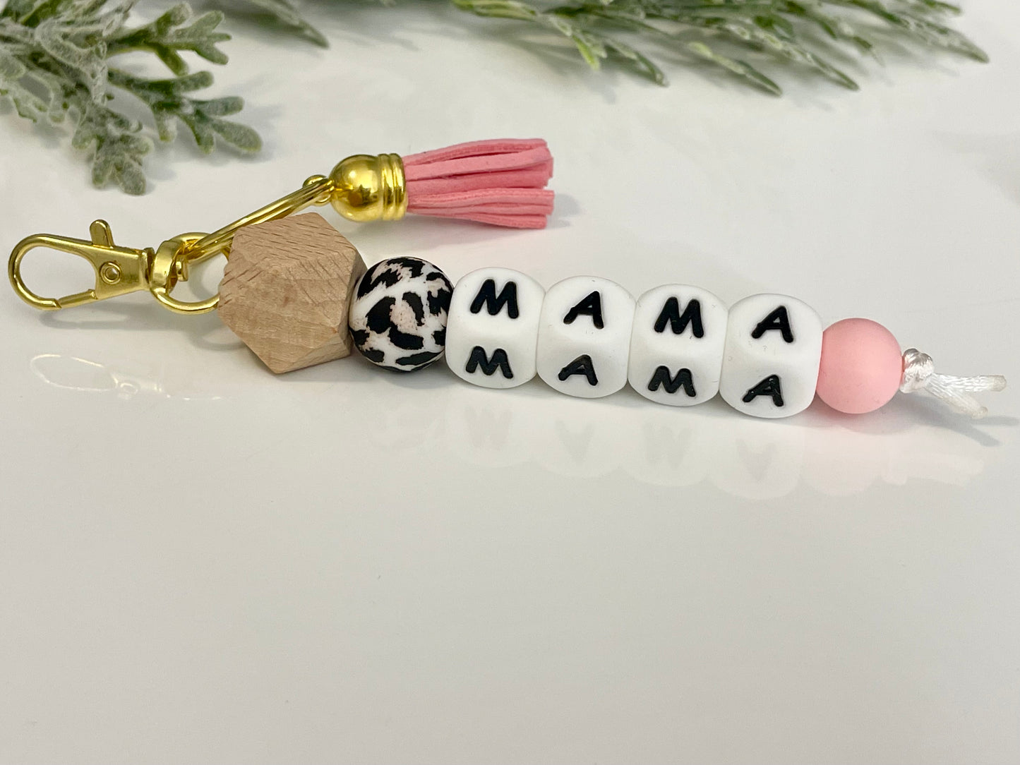 Silicone Mama Keychains