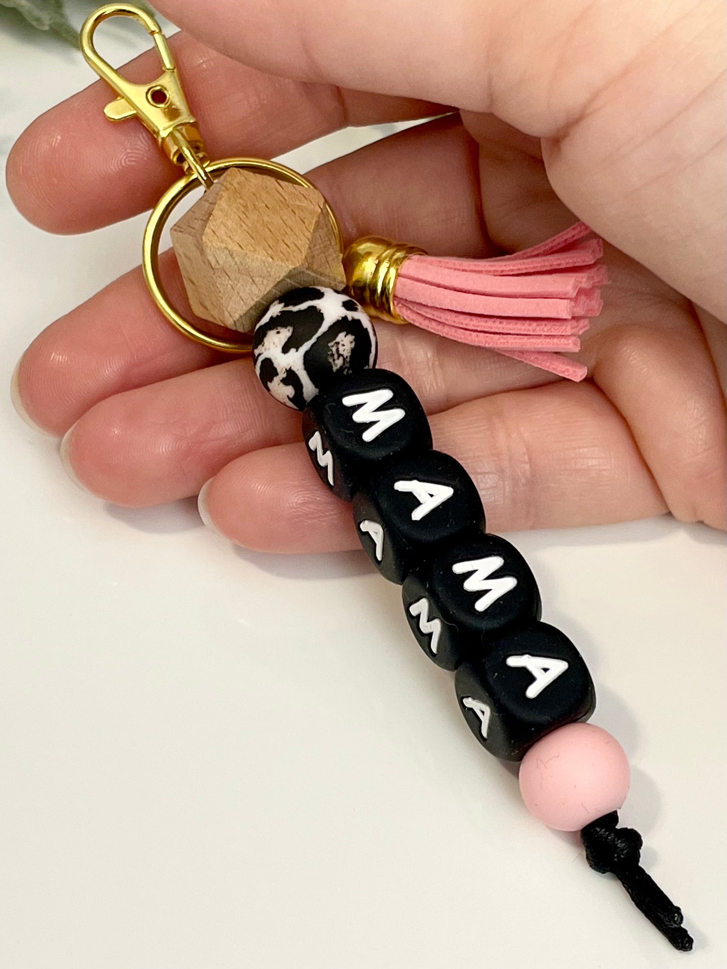 Silicone Mama Keychains