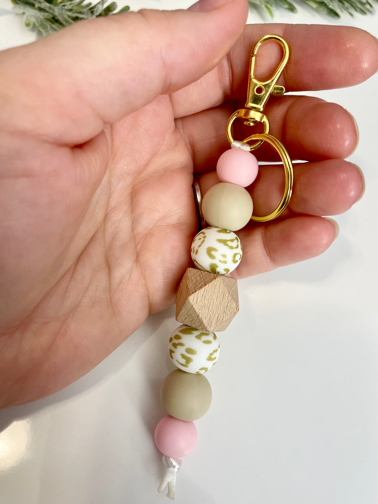 Silicone Beaded Keychains