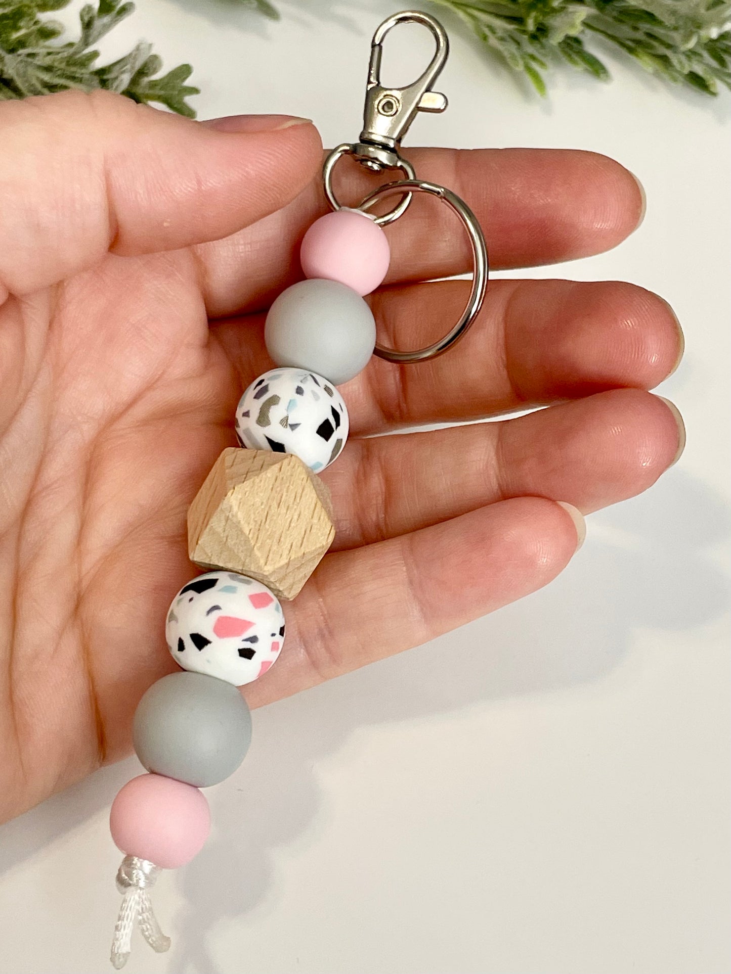 Silicone Beaded Keychains