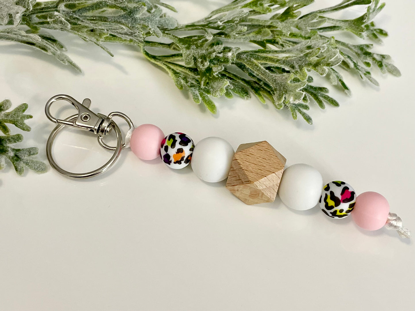 Silicone Beaded Keychains