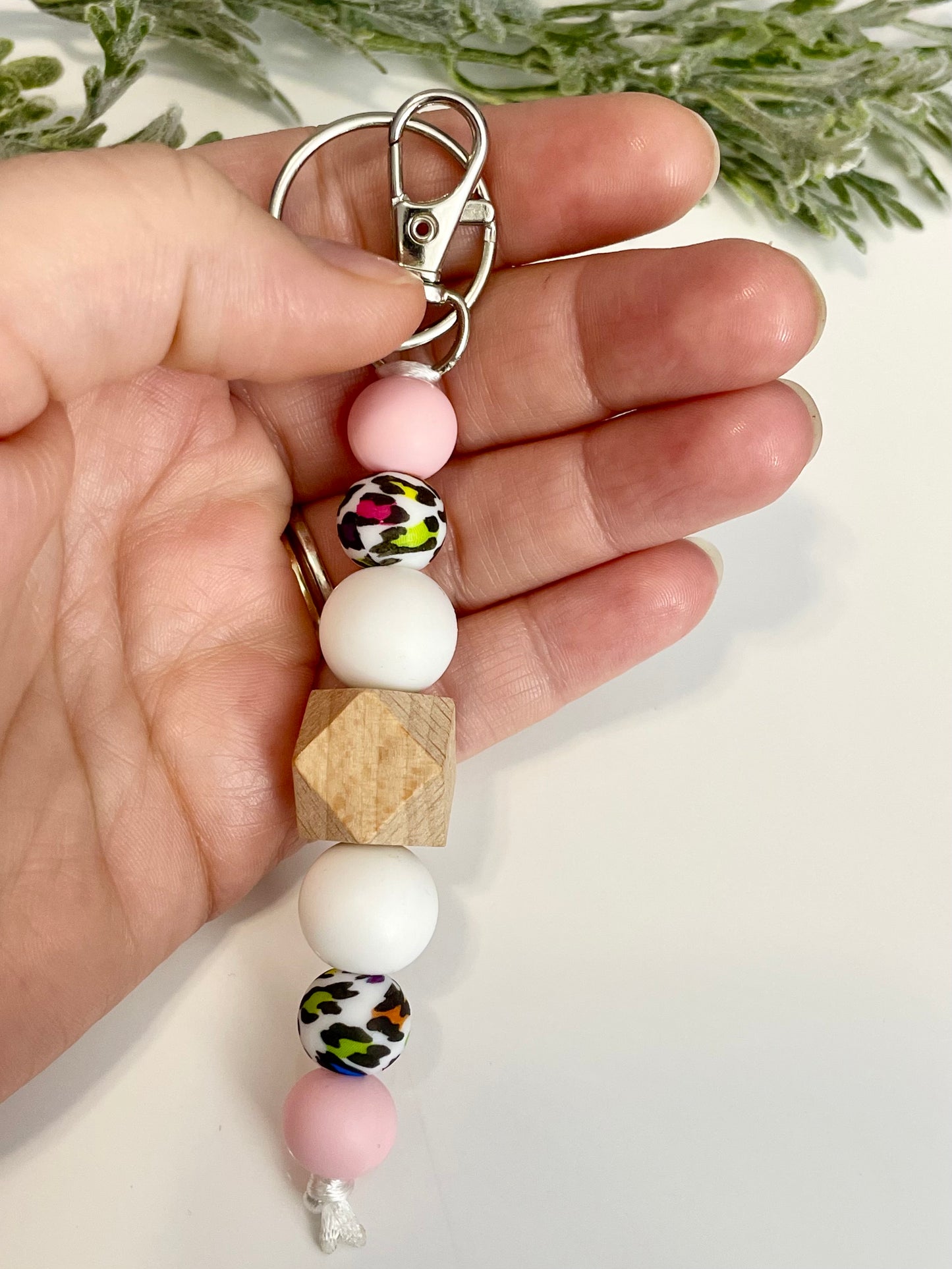 Silicone Beaded Keychains